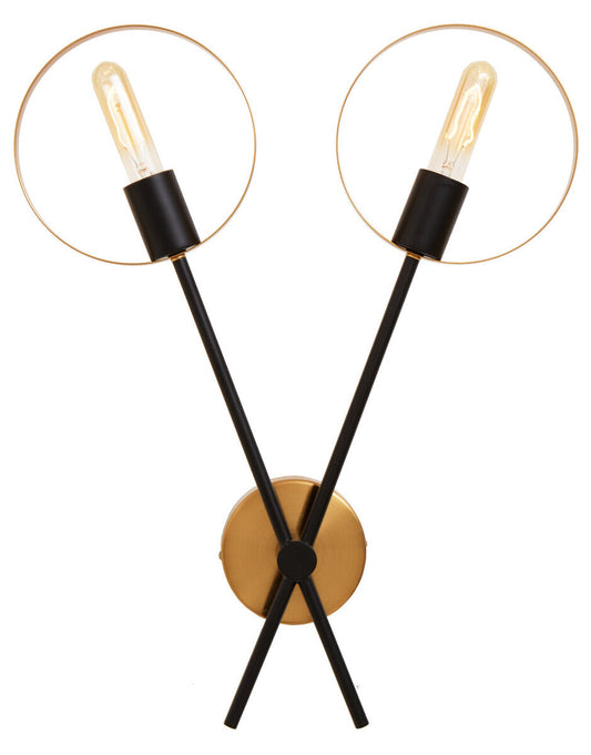 Trieste Two Bulb Ring Wall Light