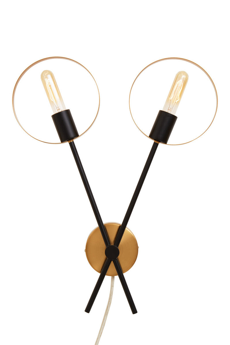 Trieste Two Bulb Ring Wall Light