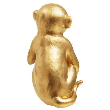 Gold Finish Monkey Lamp | Boho