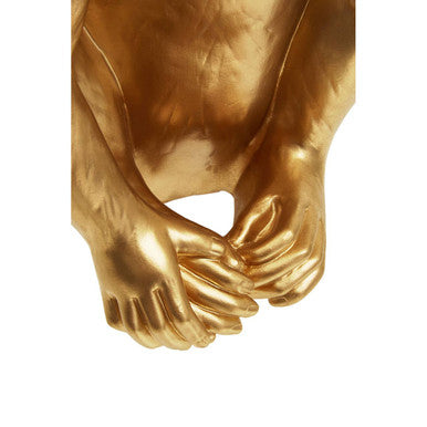 Gold Finish Monkey Lamp | Boho