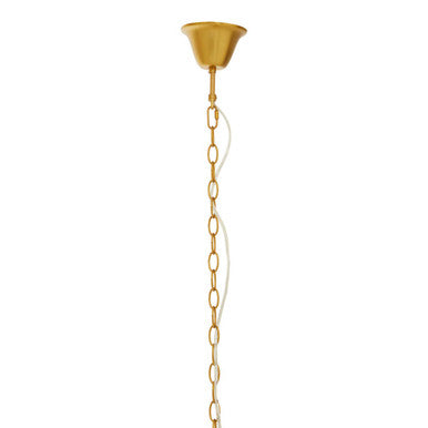 Kamara Brass Finish Four Bulb Pendant Light