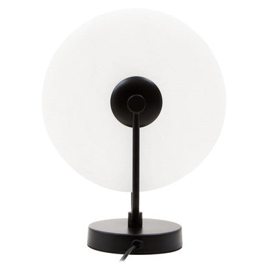 Waldorf White Marble And Black Table Lamp