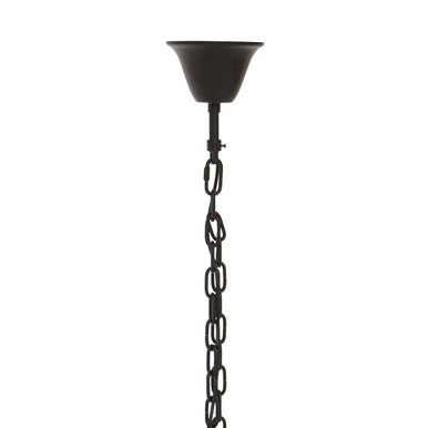 Black Small 6 Light Chandelier | Babylon
