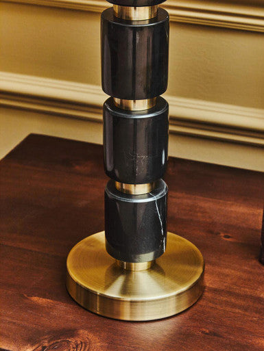 Nula Black And Gold Table Lamp