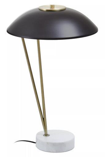 Newton Black Metal Shade Table Lamp