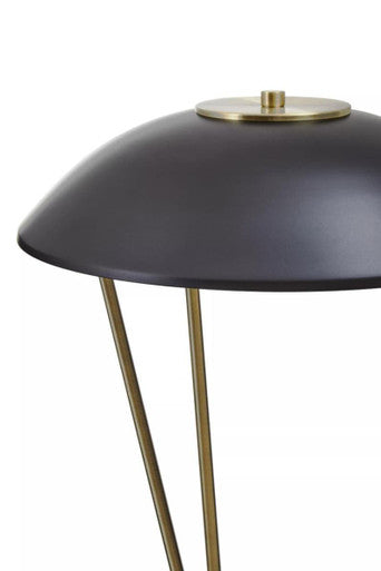 Newton Black Metal Shade Table Lamp