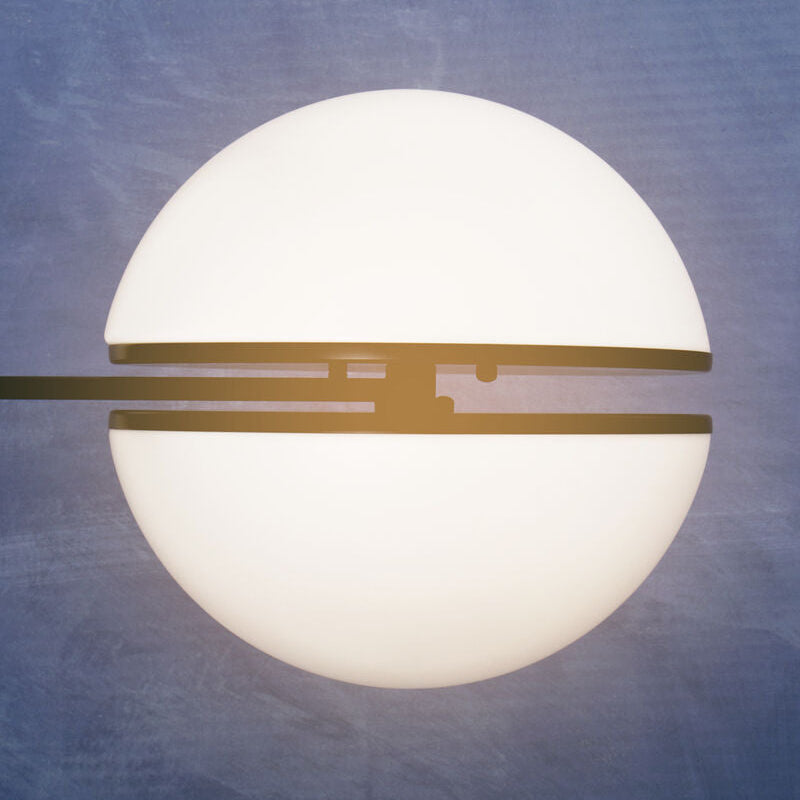 Abira Matte Black Ball Wall Light