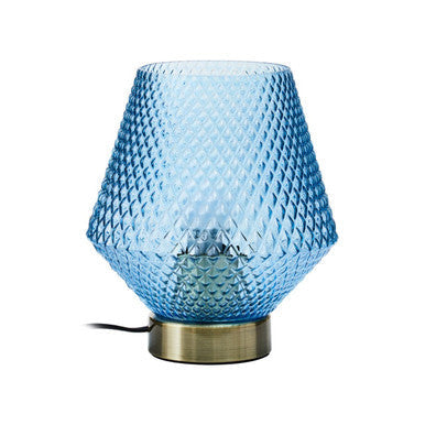 Blue Glass Table Lamp | Noble