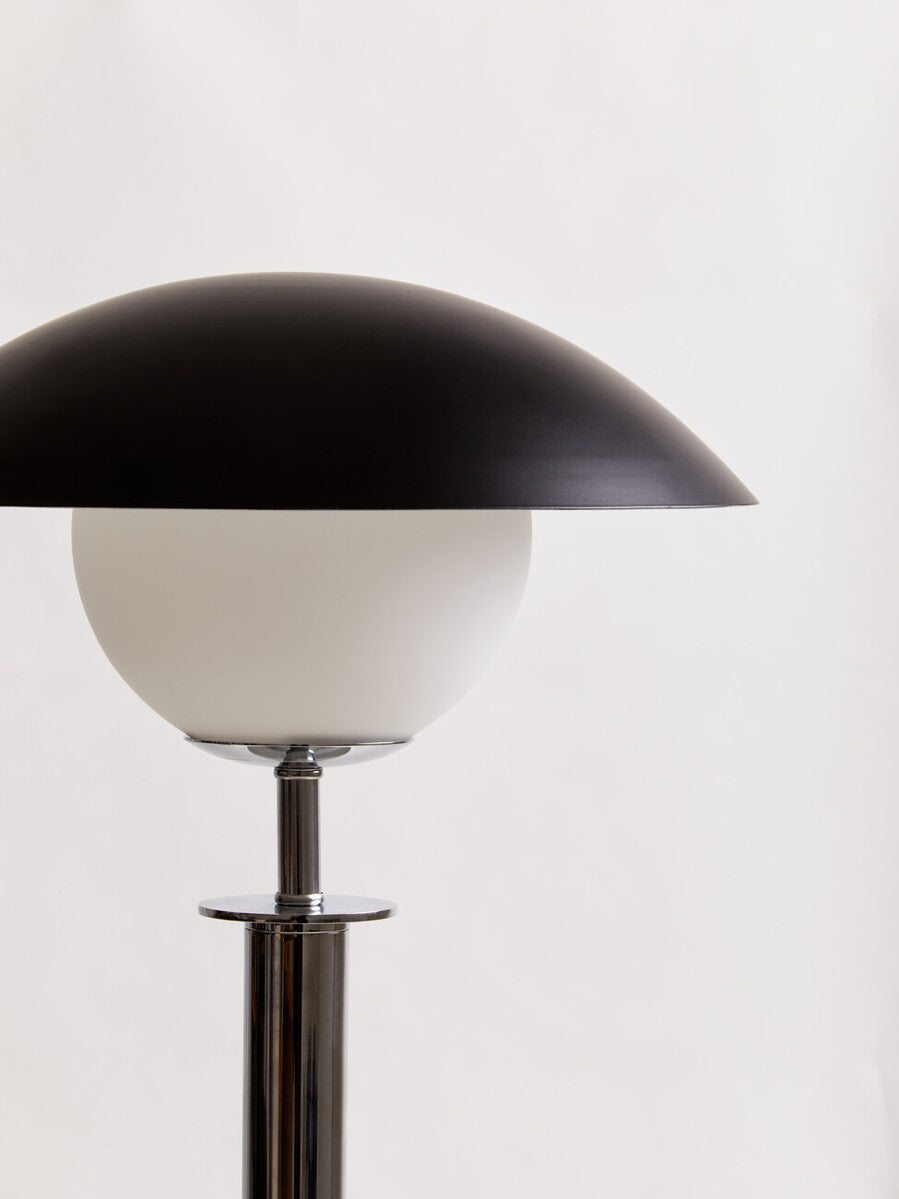 Octavia Silver Finish Metal Table Lamp