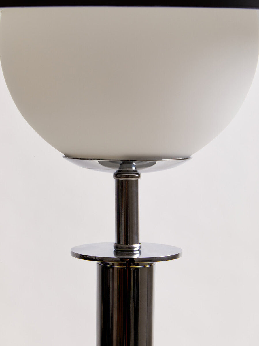 Octavia Silver Finish Metal Table Lamp
