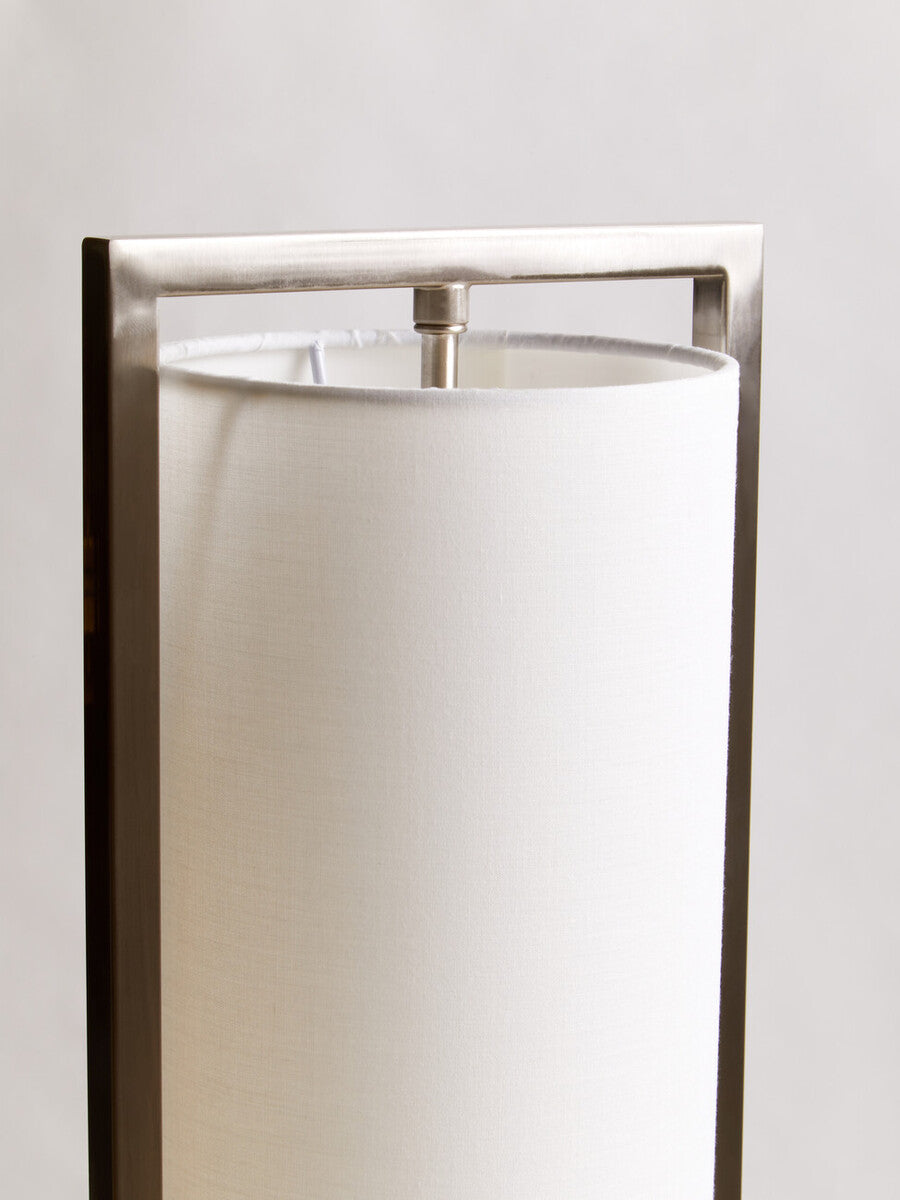 Atkins Nickel Finish Table Lamp