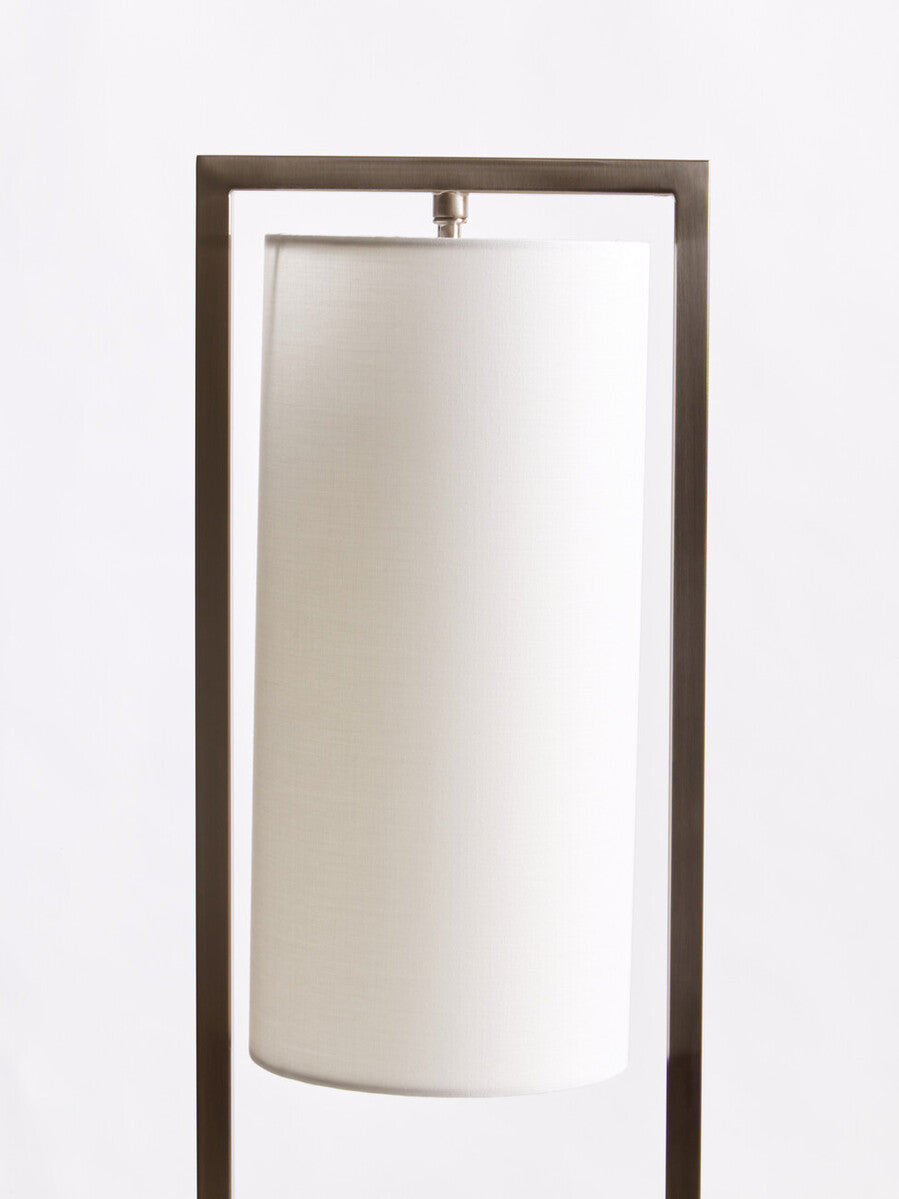 Atkins Nickel Finish Table Lamp