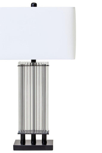Elana Table Lamp With Matte Black Base