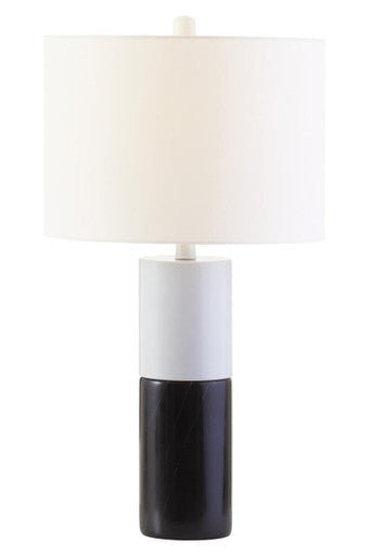 Black and White Marble Table Lamp | Eben