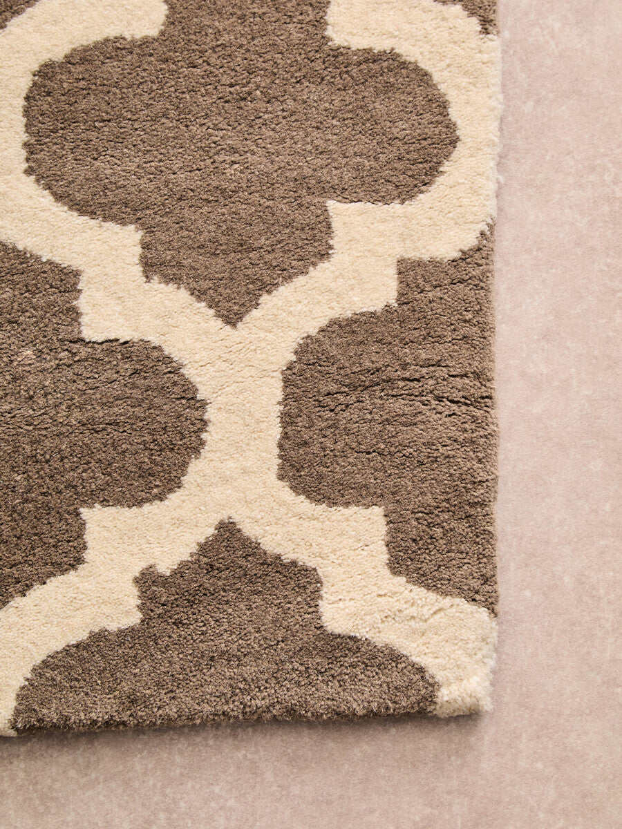Bosie Hampstead White and Natural Rug