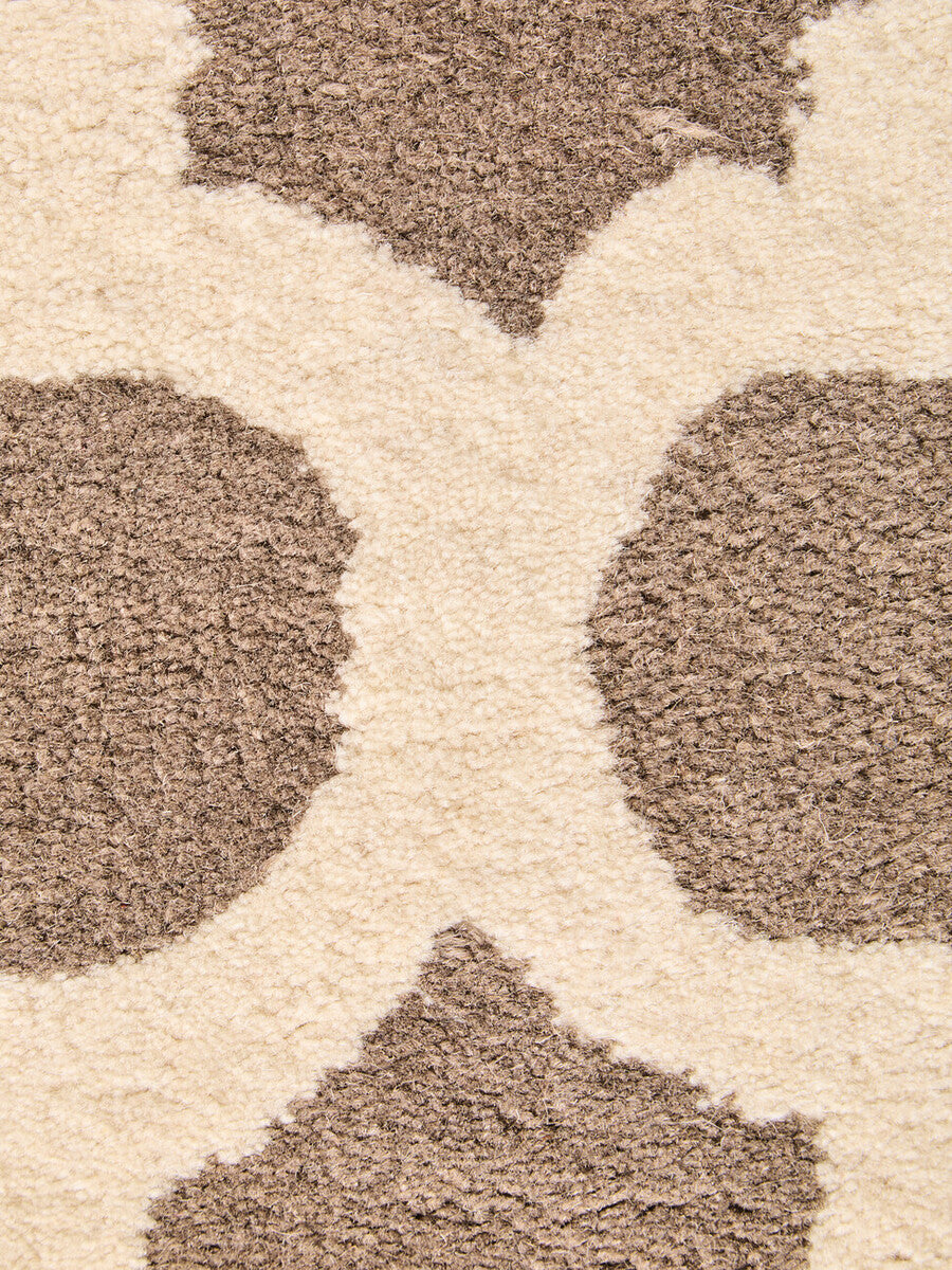 Bosie Hampstead White and Natural Rug