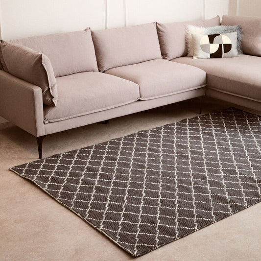 Bosie Kensington Townhouse Large Diamond Lattice Rug