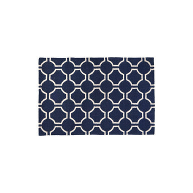Bosie Kensington Townhouse Small Blue Hand Woven Rug