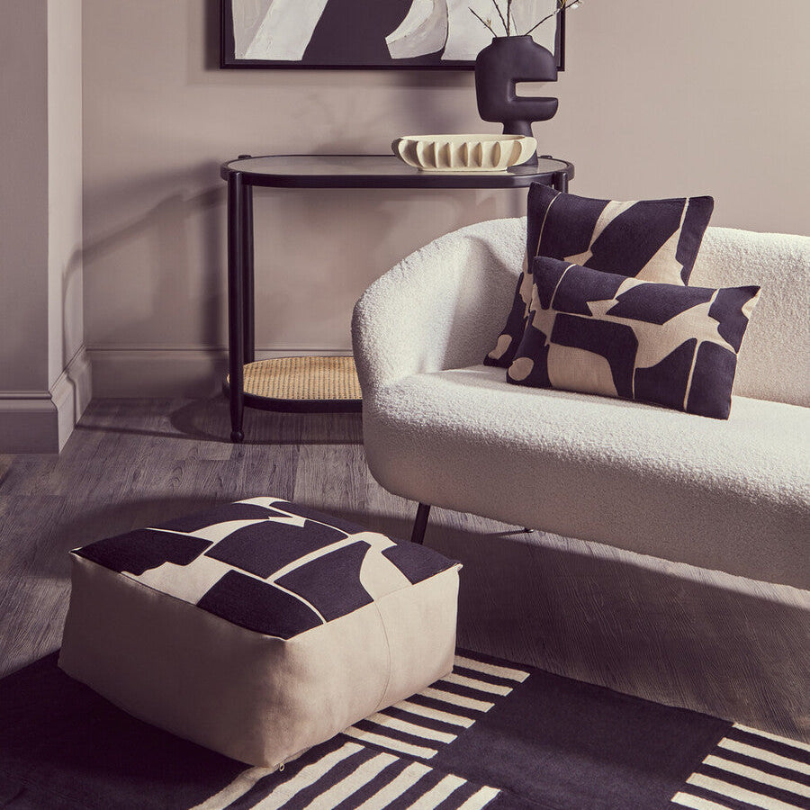 Bosie Black And White Rug