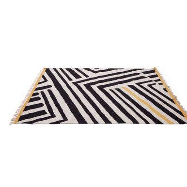 Bosie Black and White Rug | Villon