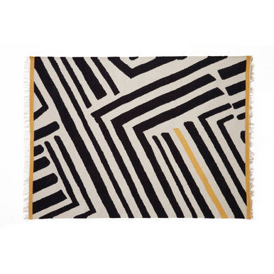 Bosie Black and White Rug | Villon