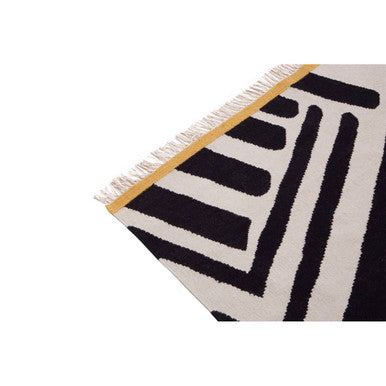 Bosie Villon Black and White Rug