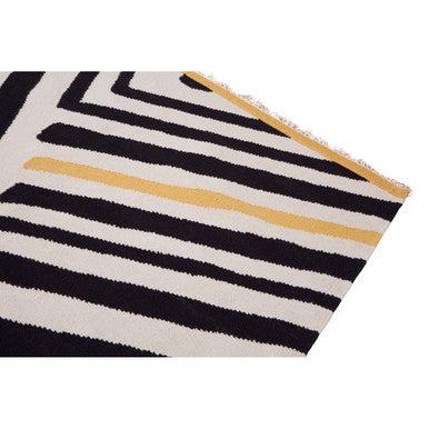 Bosie Villon Black and White Rug