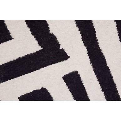 Bosie Villon Black and White Rug