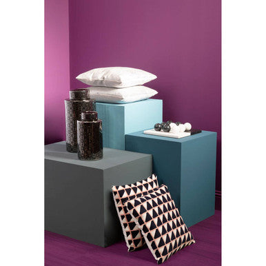 Bosie Kensington Townhouse Silver Snake Effect Cushion