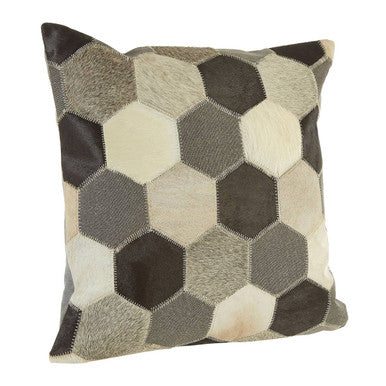 Bosie Safira Black And White And Grey Cushion Cover