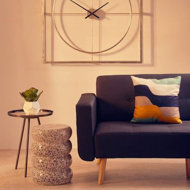 Bosie Ozella Wavy Stripes Embroidered Cushion