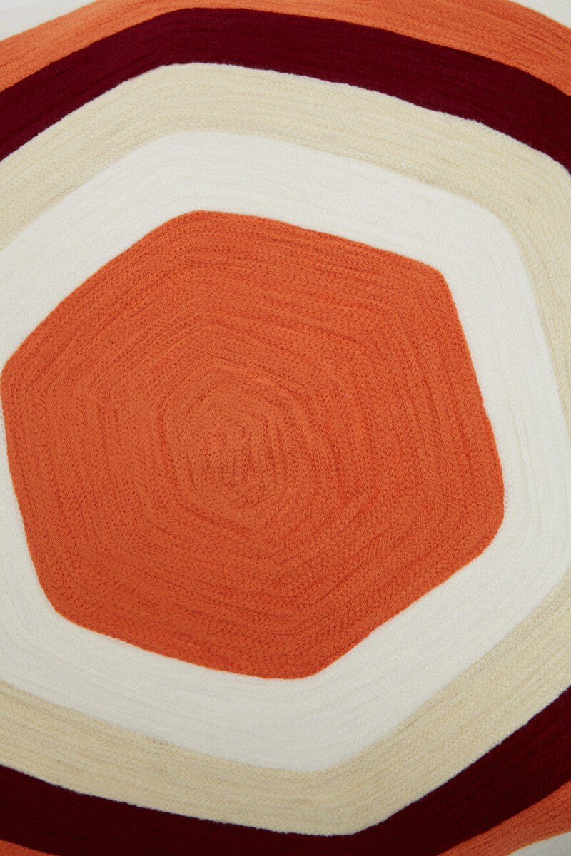 Hexagonal Multicolour Cushion | Bosie Ozella