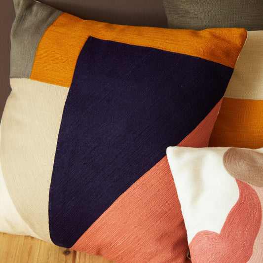 Bosie Ozella Abstract Multi Coloured Cushion