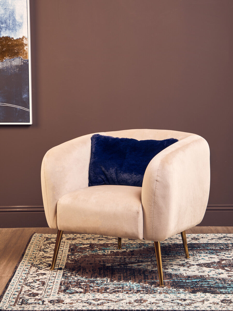 Bosie Navy Blue Rectangular Cushion | Lamina