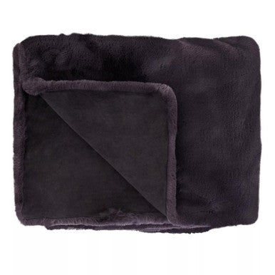 Bosie Grey Faux Fur Throw | Lamina