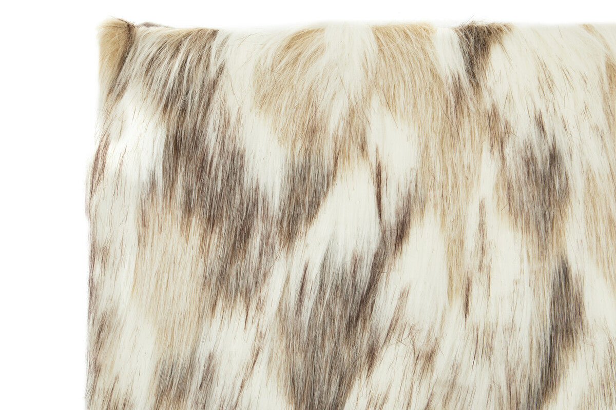 Bosie Natural Rectangular Fur Cushion | Lamina
