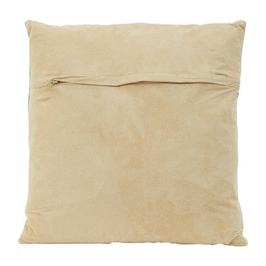 Bosie Safira Botanical Hair on Leather Cushion