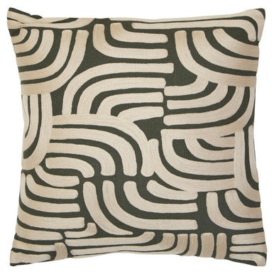 Natural and Green Cushion | Bosie Ozella