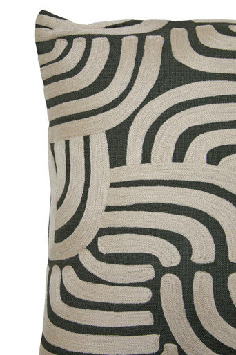 Natural and Green Cushion | Bosie Ozella