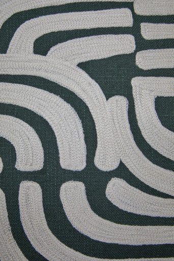 Natural and Green Cushion | Bosie Ozella