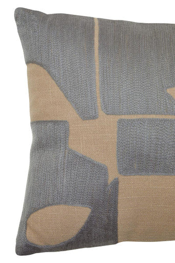 Bosie Ozella Natural And Grey Cushion