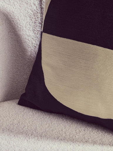Cream and Black Cushion | Bosie Ozella