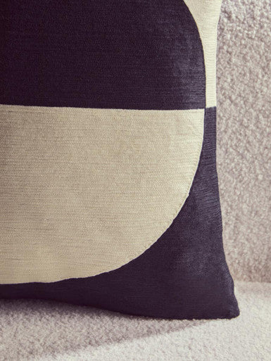 Cream and Black Cushion | Bosie Ozella