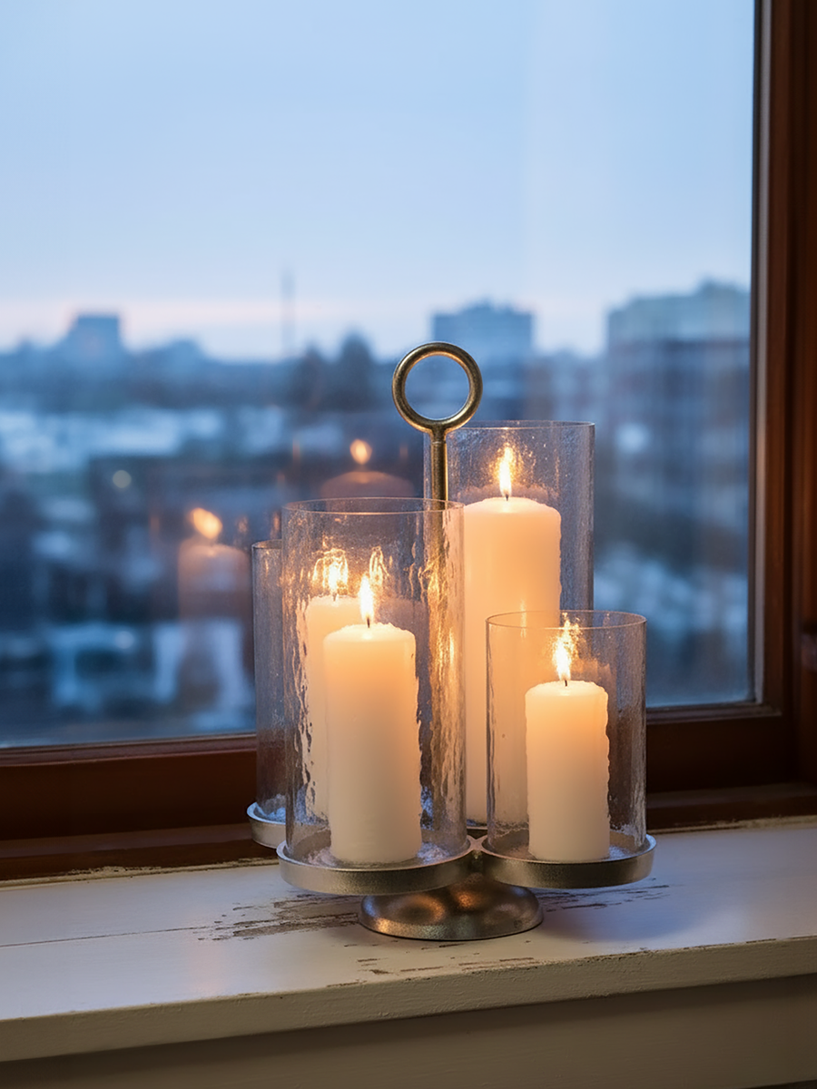Verve 4-Light Candle Holder