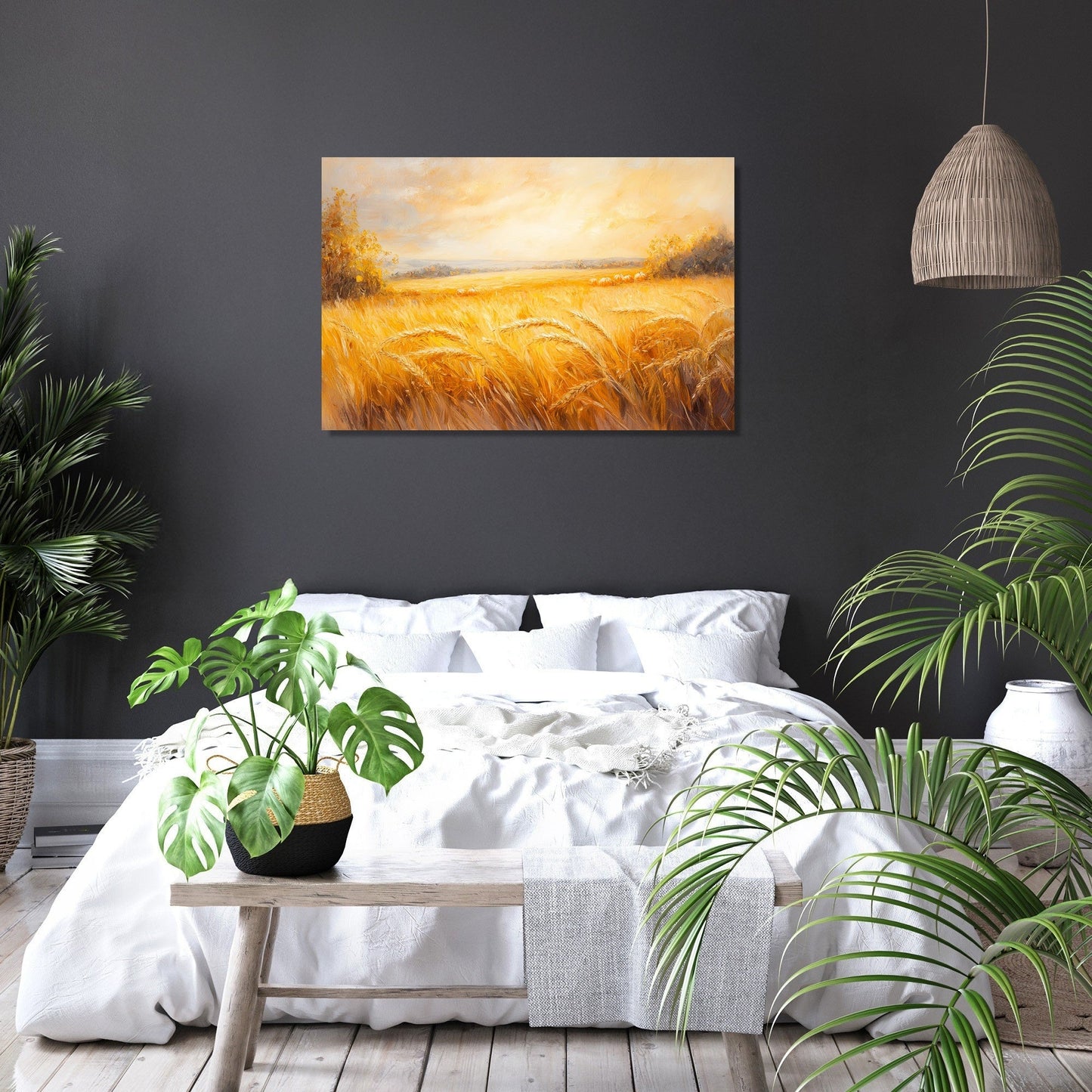 Golden Harvest Reverie Canvas