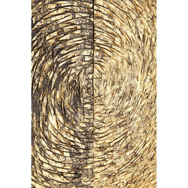 Modello Wood Carving Gold Finish Wall Art