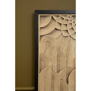 Modello Deco Wood Carving Wall Art