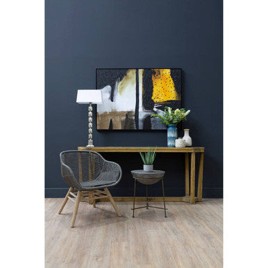 Astratto Black And Ochre Wall Art