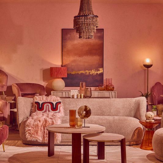 Astratto Pink and Purple Classic Wall Art