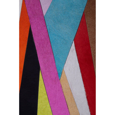 Safira Genuine Leather Striped Wall Art